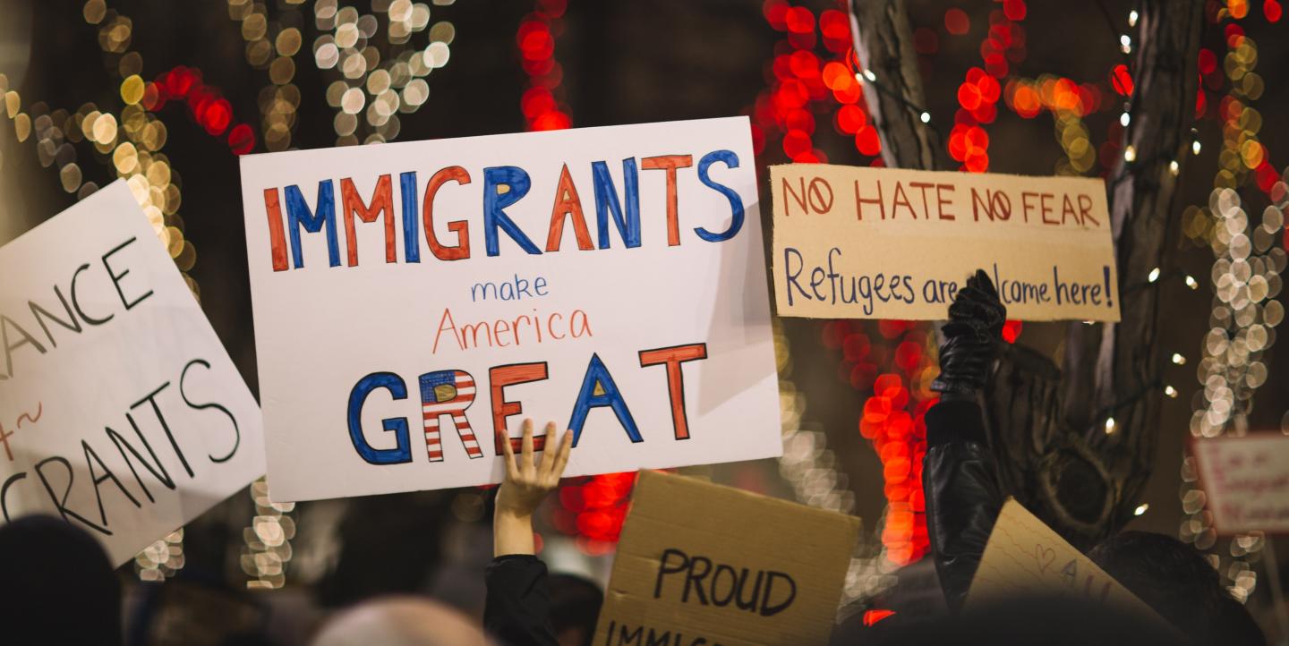 Rally to support U.S. immigrants