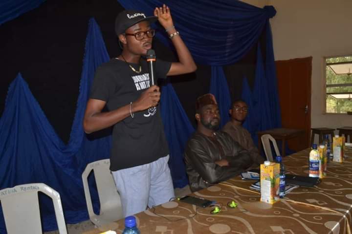 Adejumo Kabir leading a training