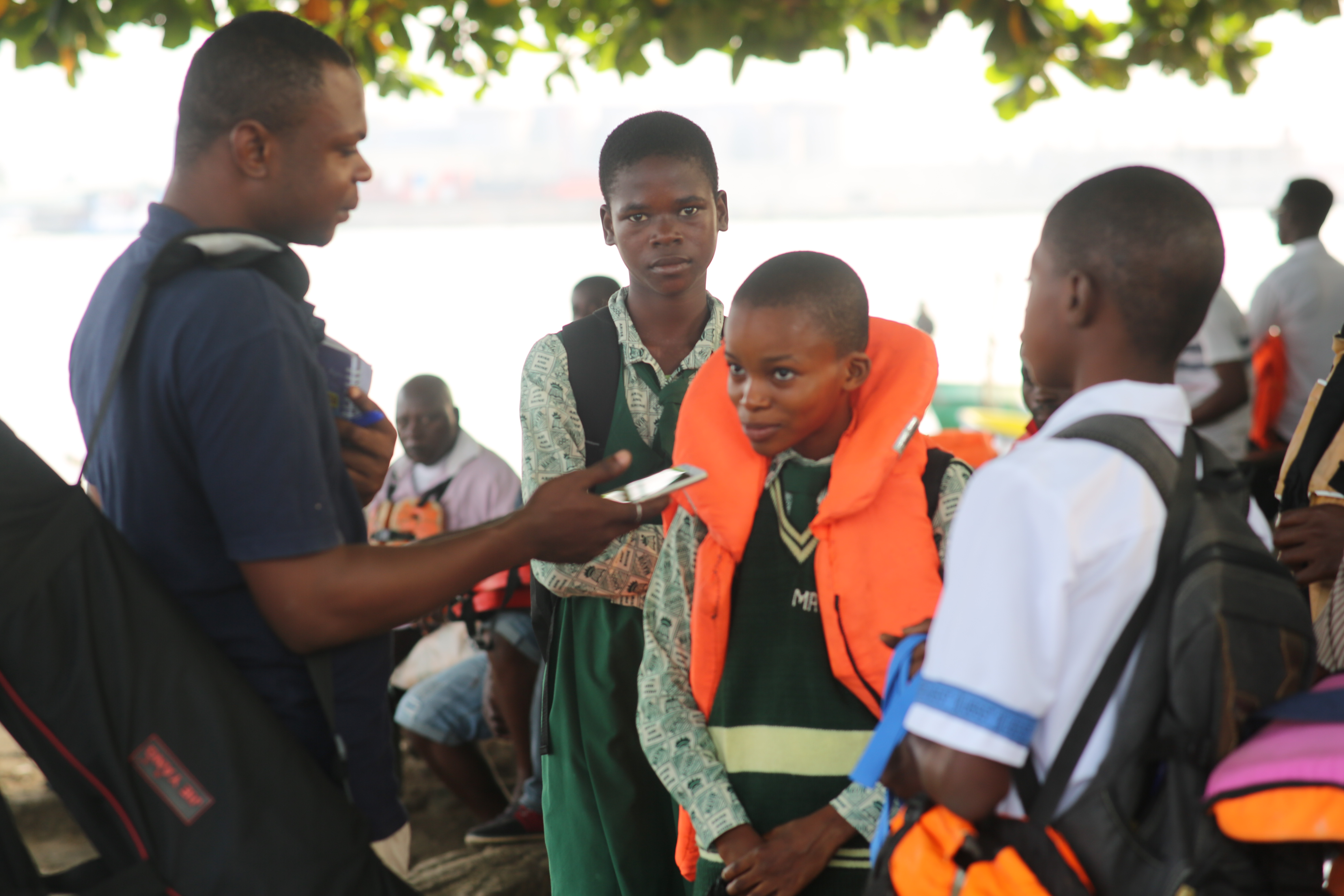 Interviewing Students in Lagos