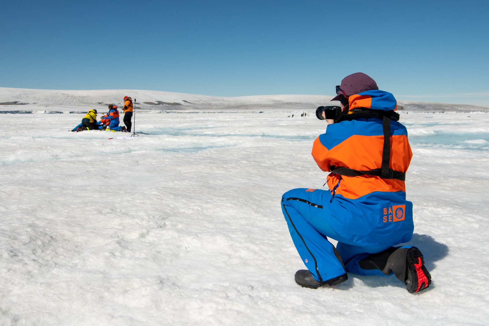 Nadia Politis in Antarctica