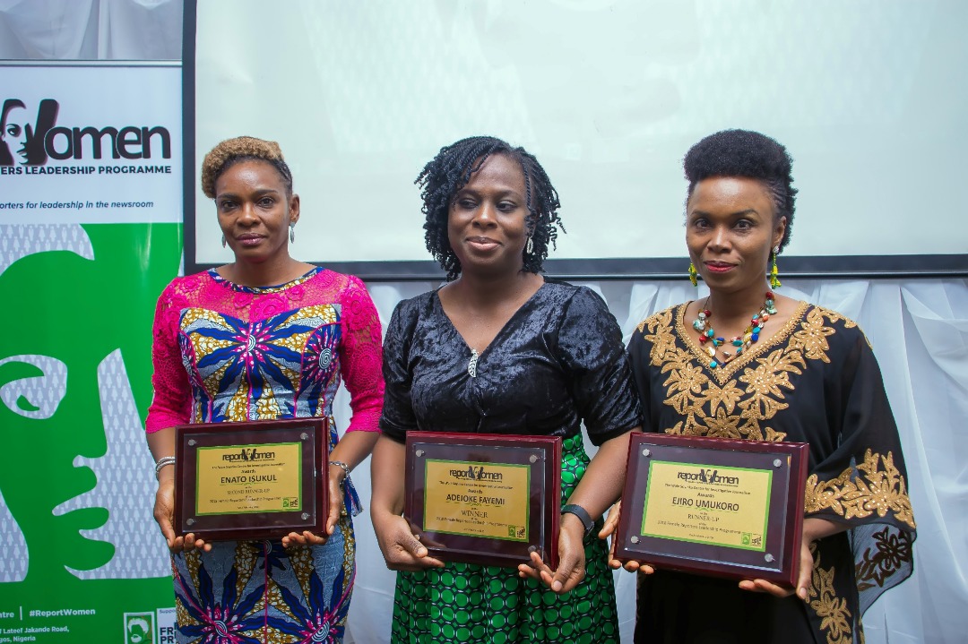 Fellows with program leader Motunrayo Alaka. 