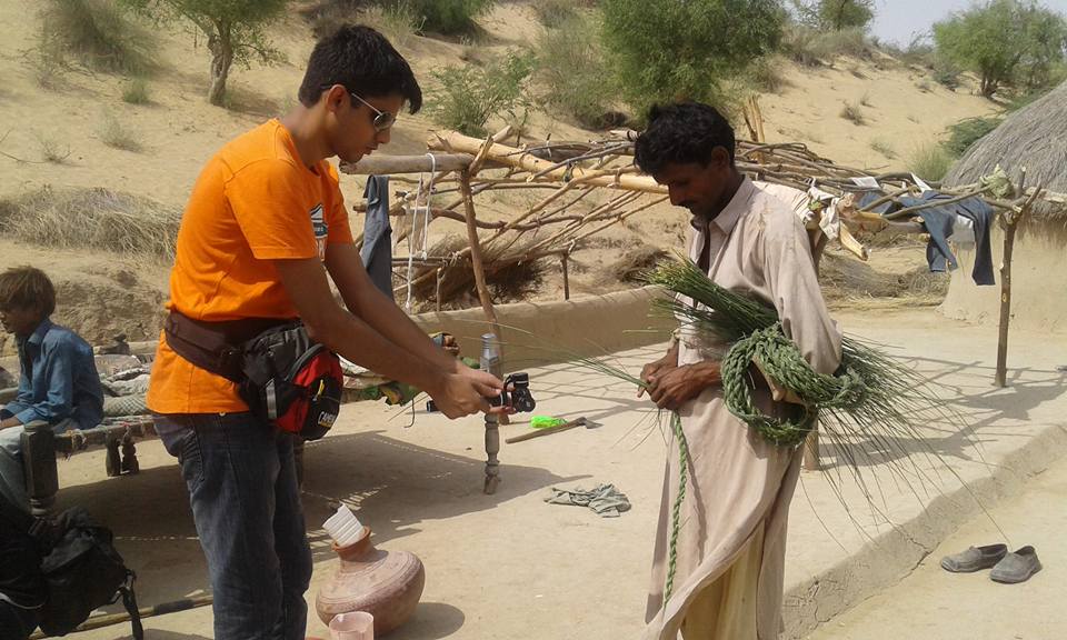 A shoot in the Thar area in Pakistan that has seen long period of poverty and malnourishment