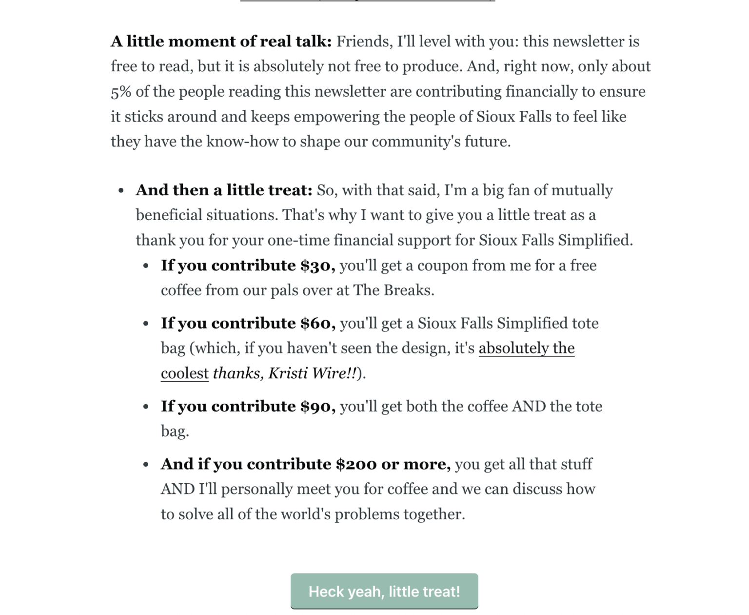 Campaign example