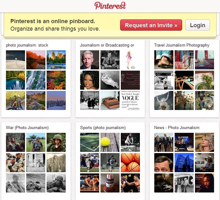 كيف يمكن للصحفيين وغرف الأخبار استخدام موقع &quot;بينترست Pinterest&quot; شبكة