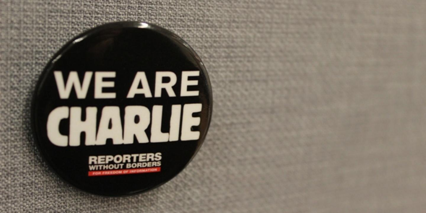 "We are charlie" pin