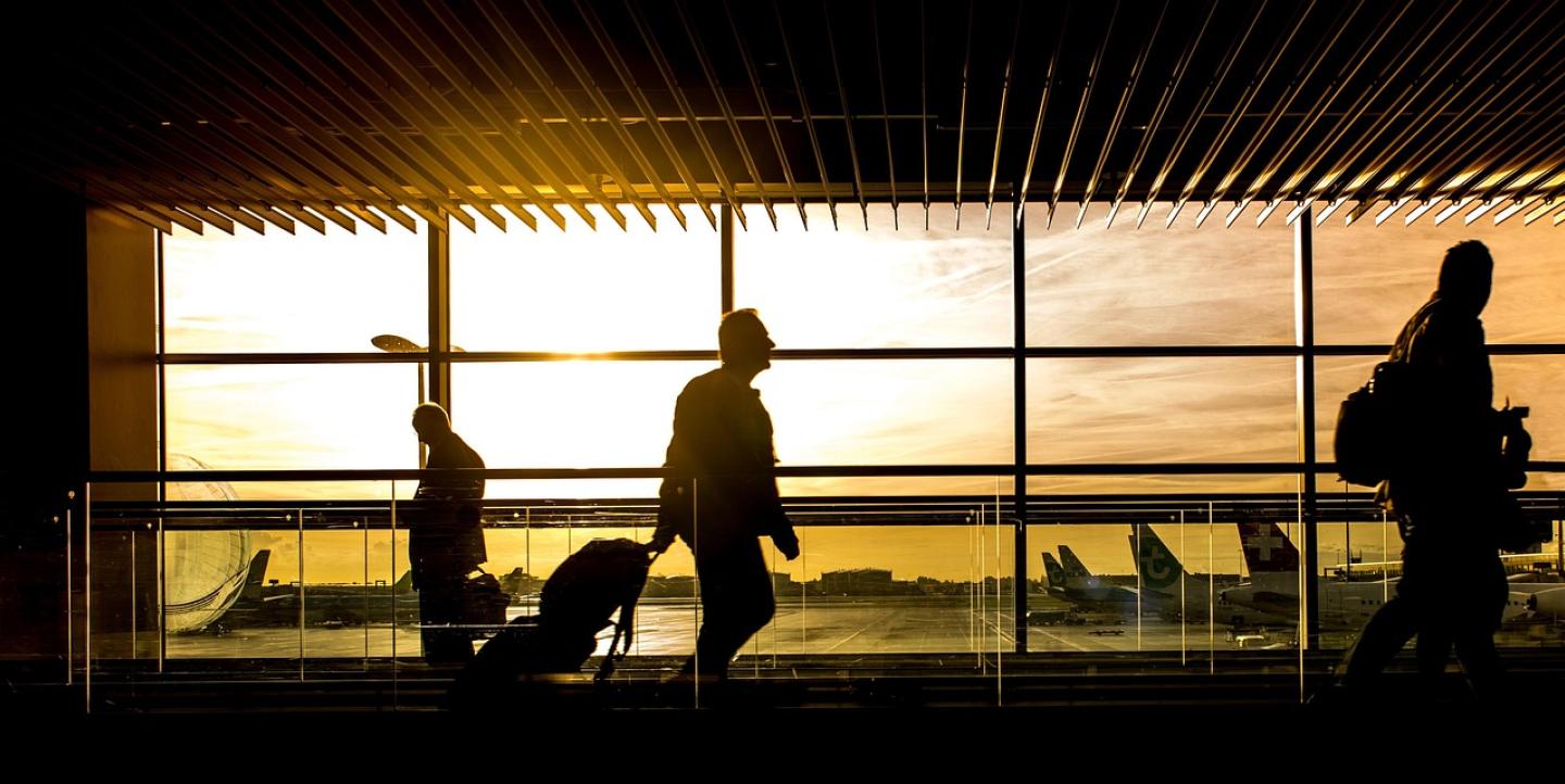 Man in airport