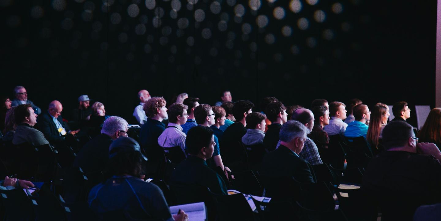 Audience members
