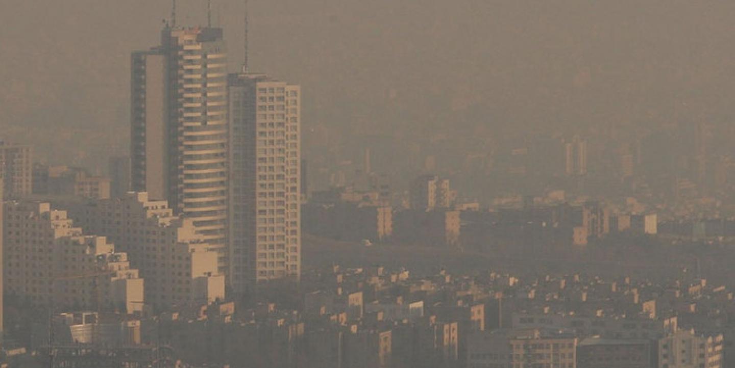 آلودگی هوا در تهران،‌ دی ماه ۱۳۹۸، دسامبر ۲۰۱۹، عکس از وبسایت فرارو