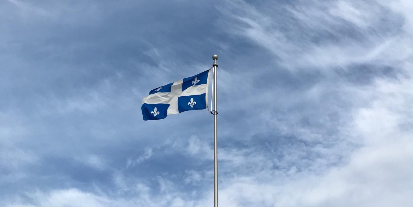 Le drapeau québécois 