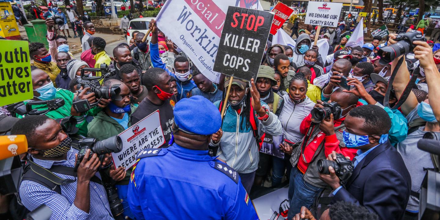 Police brutality protest in Kenya