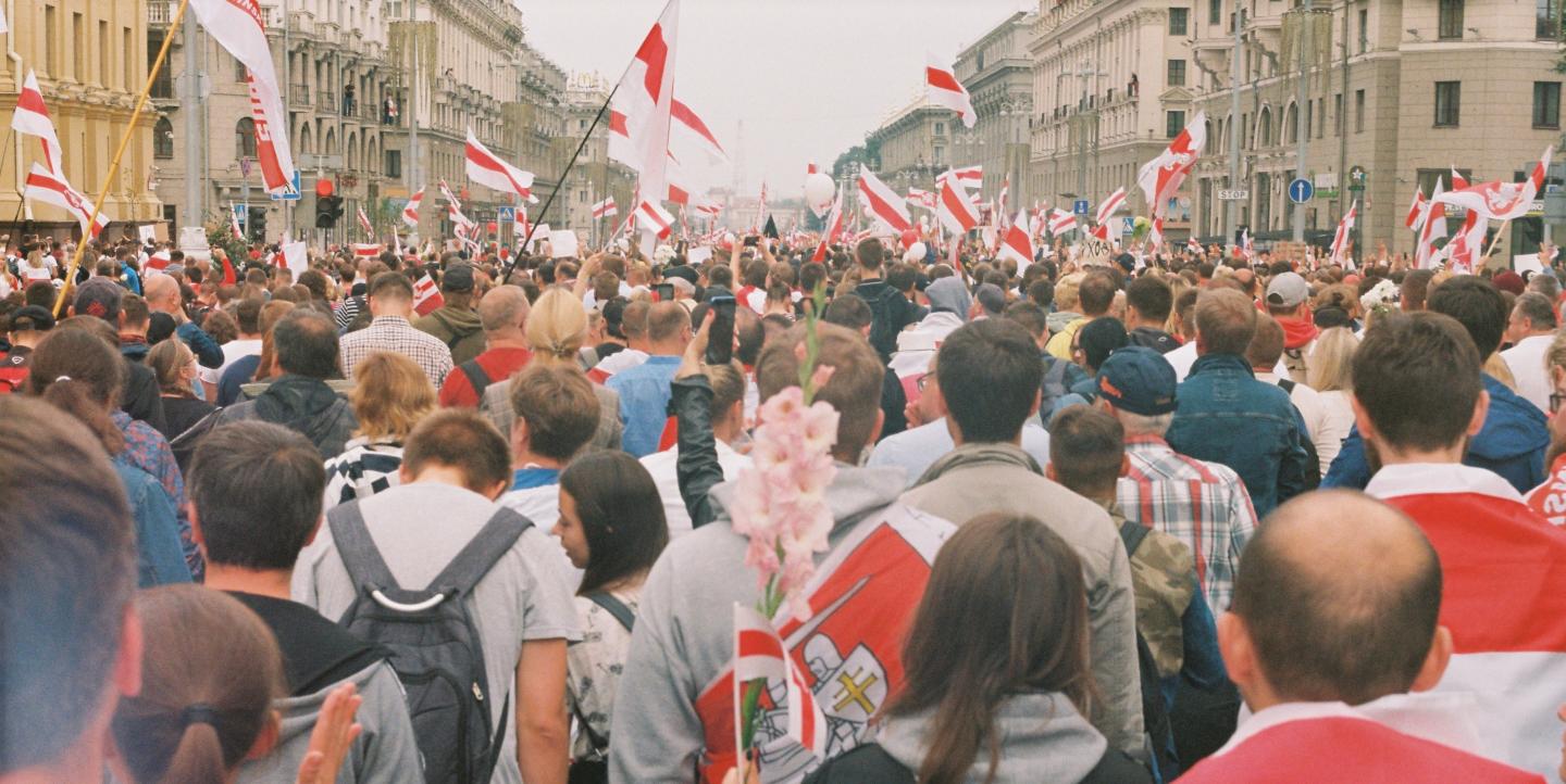 Manifestation en Biélorussie, août 2020