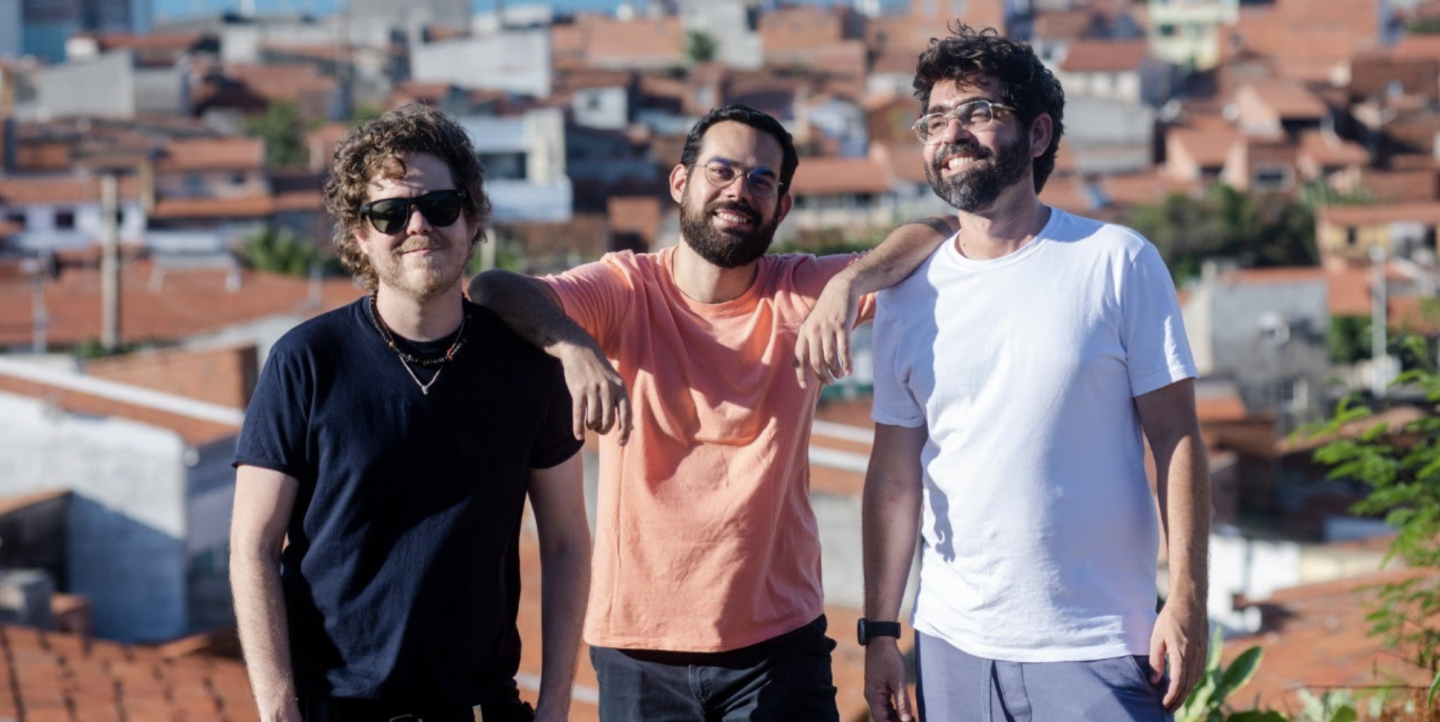Da esquerda para direita: Yargo Gurjão, Roger Pires e Bruno Xavier. Créditos: Davi Pinheiro