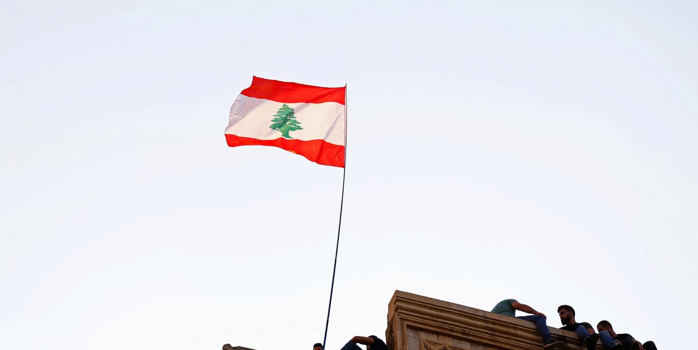 bandeira do Líbano