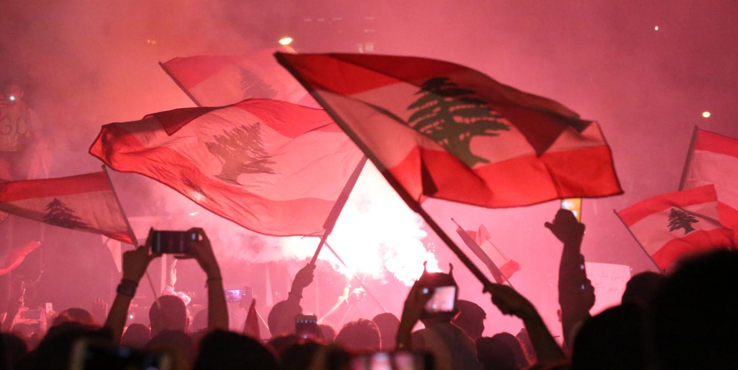 Drapeaux du Liban
