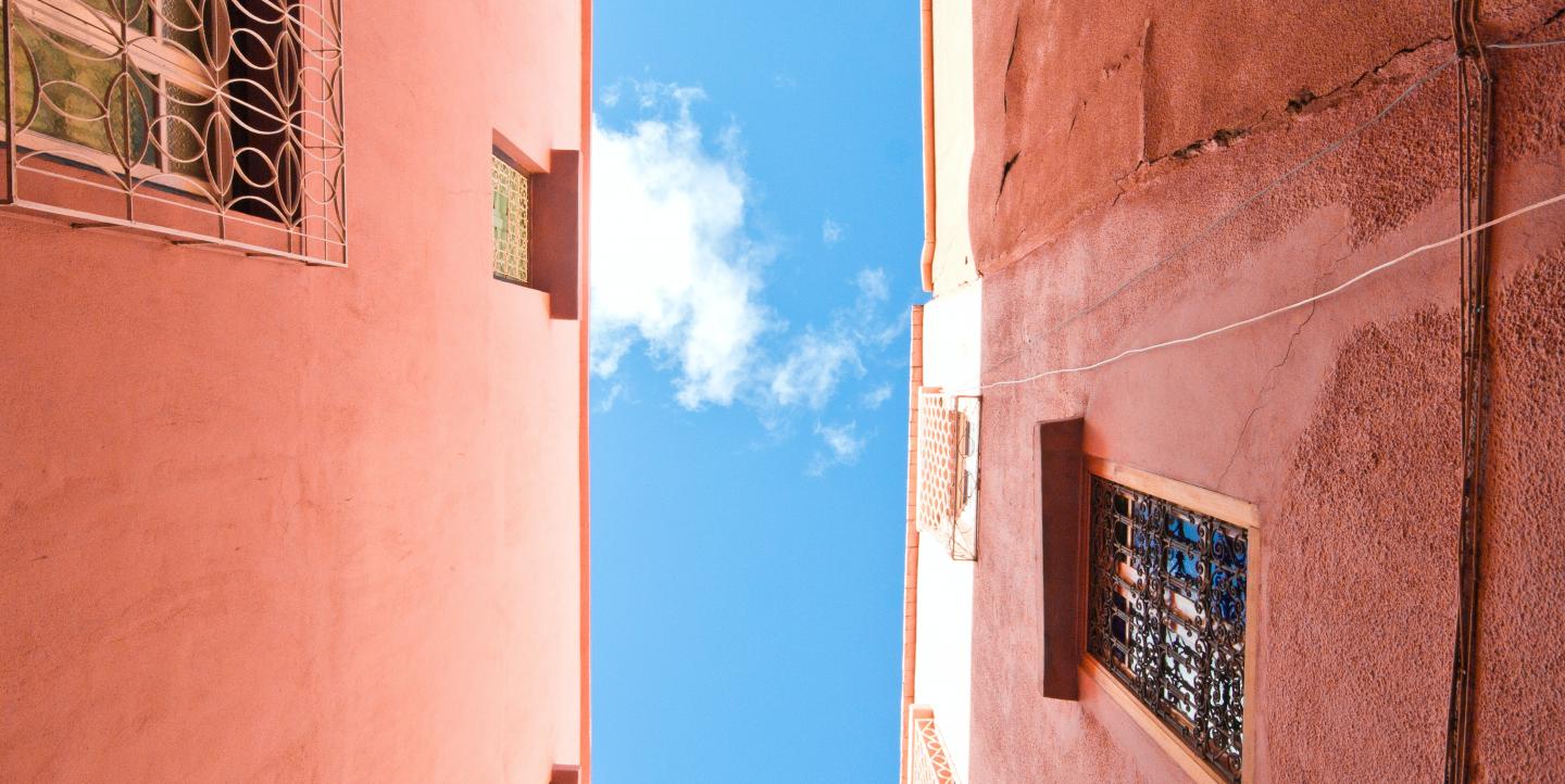Le ciel se dessine, à Fès