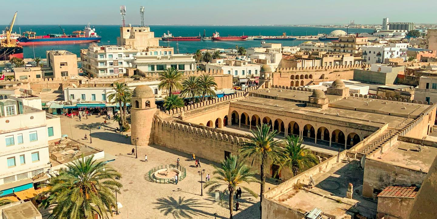 Vieille ville de Sousse, en Tunisie