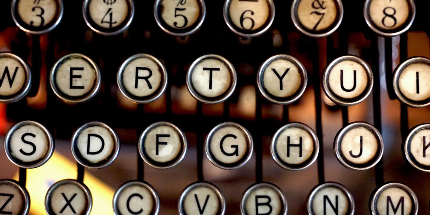 Typewriter buttons