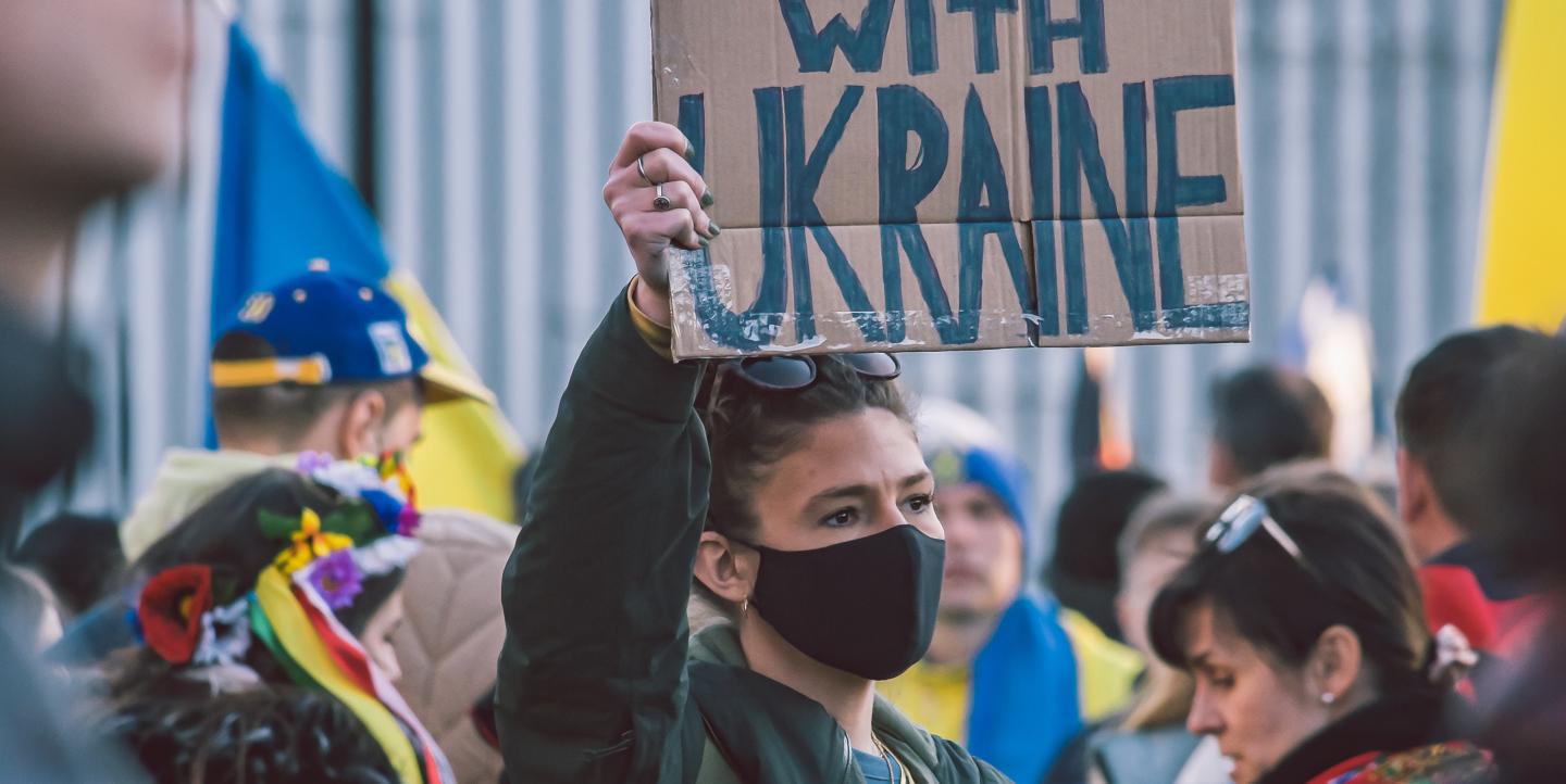 Manifestation Stand With Ukraine