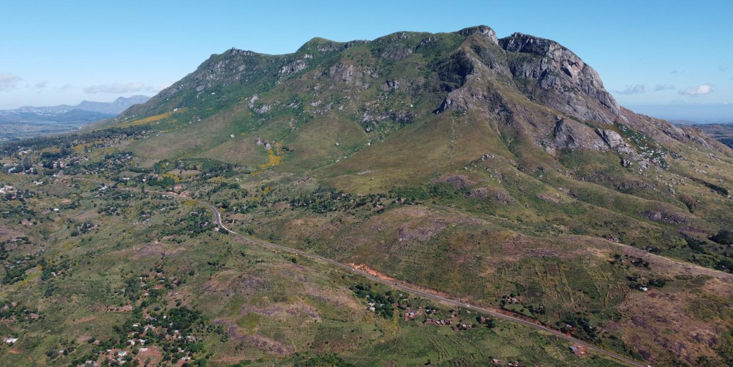 Chiradzulu Mountain located in Malawi