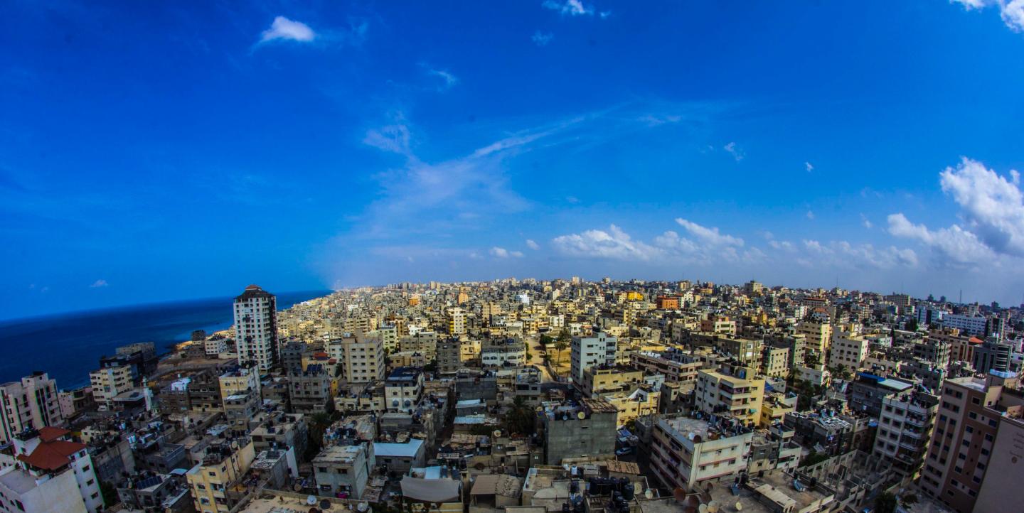 View of Gaza