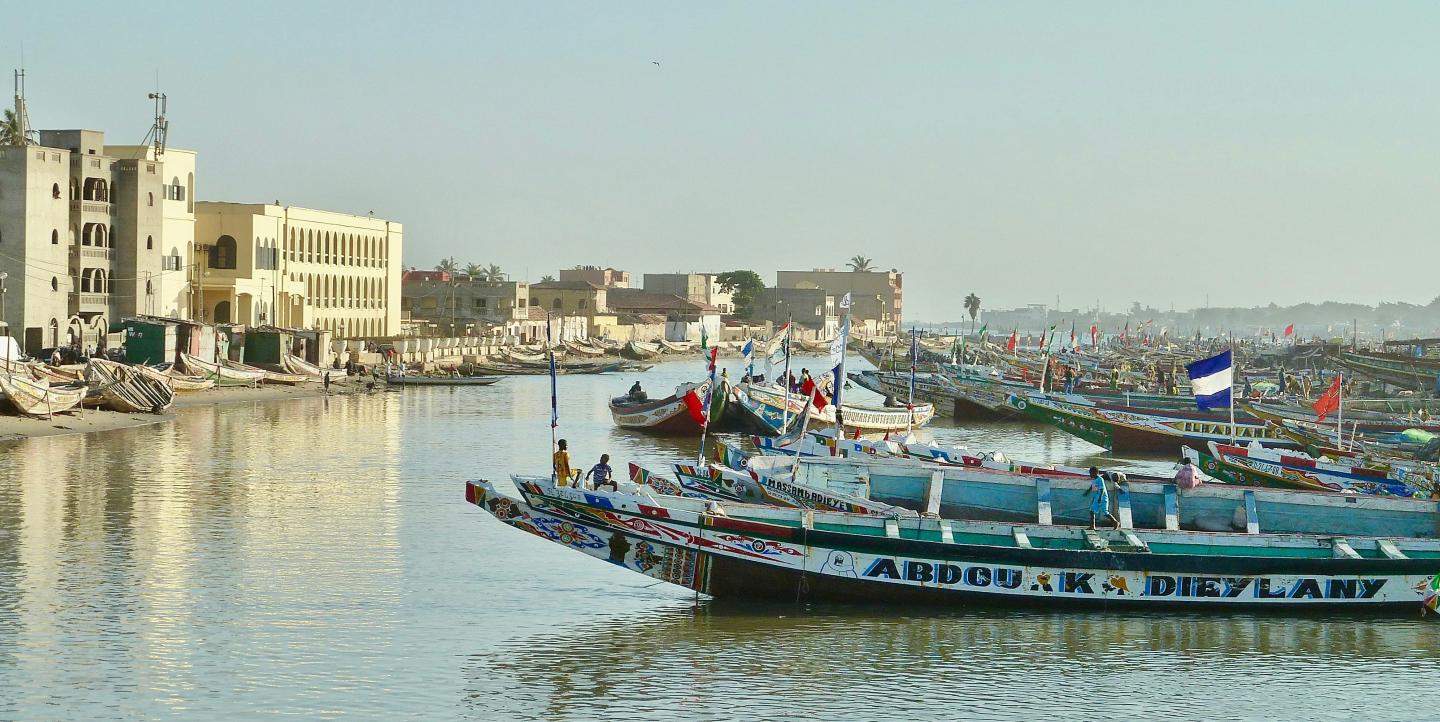 Vue sur Saint-Louis, Sénégal
