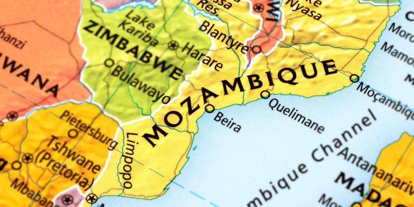mapa Moçambique