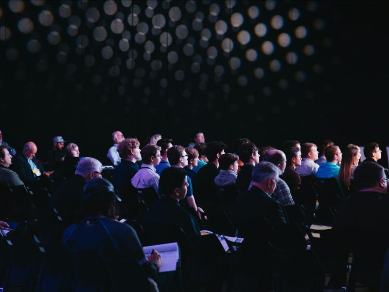 Audience members