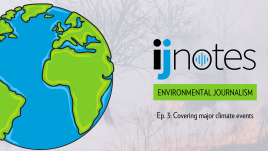 Cover of the third episode of IJNotes, with an illustration of the Earth