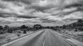 Une route entre Bobo Dioulasso et Banfora, Burkina Faso