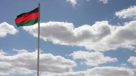 malawi's green black and red flag