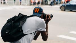 A man taking photos.