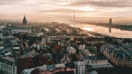 панорама Риги