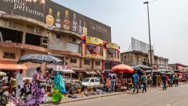 Marché d'Adjamé à Abidjan, Côte d'Ivoire