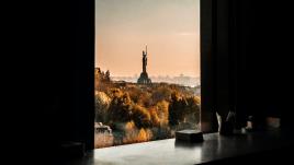 Вид на Киев из окна