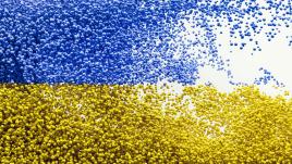 Abstract Ukraine flag