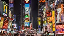 Anuncios en Times Square, Nueva York