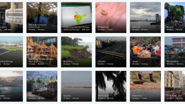 Icons of different video categories on a screen