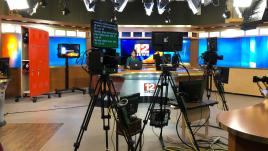 Newsroom studio